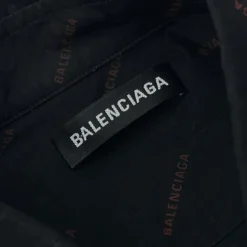 BALENCIAGA CAMICIA A MANICHE CORTE CON LOGO TG L