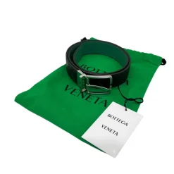 BOTTEGA VENETA CINTURA INTRECCIATO DOUBLE FACE MIS. 90