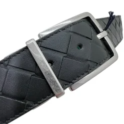 BOTTEGA VENETA CINTURA INTRECCIATO DOUBLE FACE MIS. 90
