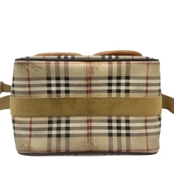 BURBERRY BORSA MESSENGER GRANDE VINTAGE IN PELLE