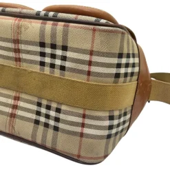 BURBERRY BORSA MESSENGER GRANDE VINTAGE IN PELLE