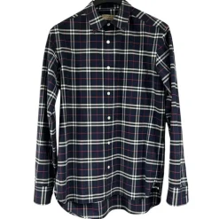 BURBERRY CAMICIA IN COTONE CHECK TG M