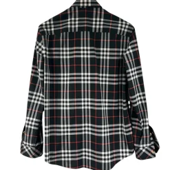BURBERRY CAMICIA IN COTONE CHECK TG M (VESTE L)