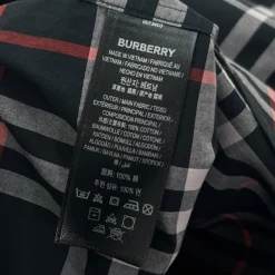 BURBERRY CAMICIA IN COTONE CHECK TG M (VESTE L)