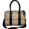 BURBERRY PORTADOCUMENTI/PC IN PELLE VINTAGE CHECK