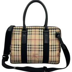 BURBERRY PORTADOCUMENTI/PC IN PELLE VINTAGE CHECK