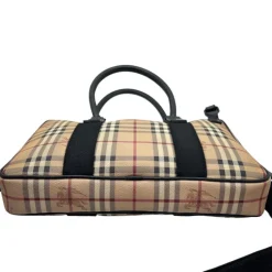 BURBERRY PORTADOCUMENTI/PC IN PELLE VINTAGE CHECK