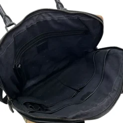 BURBERRY PORTADOCUMENTI/PC IN PELLE VINTAGE CHECK