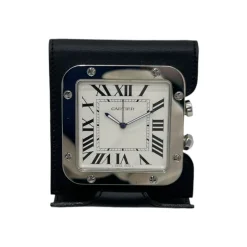 CARTIER SANTOS SVEGLIA DA VIAGGIO AL QUARZO