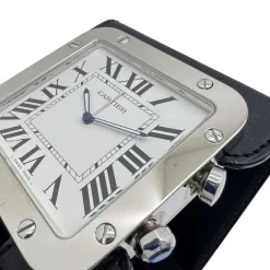 CARTIER SANTOS SVEGLIA DA VIAGGIO AL QUARZO