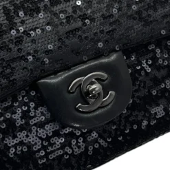 CHANEL BORSA CLASSICA SINGLE FLAP CON PAILLETTES