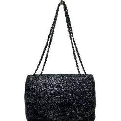 CHANEL BORSA CLASSICA SINGLE FLAP CON PAILLETTES