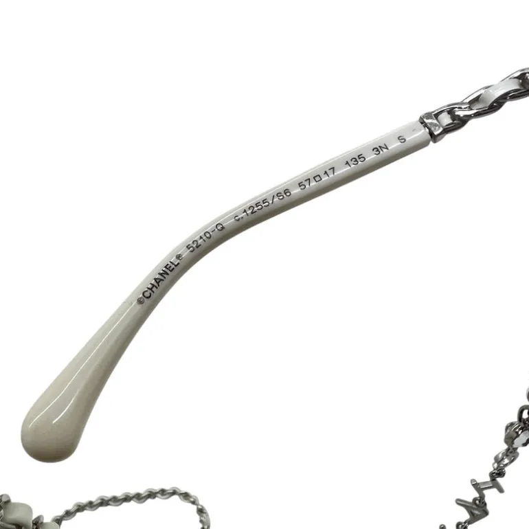 CHANEL OCCHIALI DA SOLE QUADRATI CON CATENA