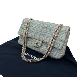 CHANEL TIMELESS CLASSIQUE 11.12 IN TWEED MULTICOLORE