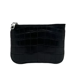 DOLCE & GABBANA MINI POUCH IN STAMPA COCCODRILLO