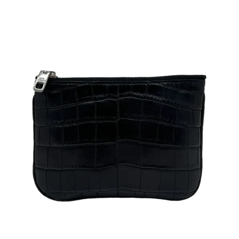 DOLCE & GABBANA MINI POUCH IN STAMPA COCCODRILLO