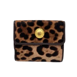 DOLCE & GABBANA PORTAFOGLIO ANIMALIER IN CAVALLINO