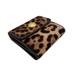 DOLCE & GABBANA PORTAFOGLIO ANIMALIER IN CAVALLINO
