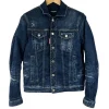DSQUARED2 GIACCA DENIM CON CRISTALLI TG 48 (M)