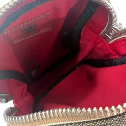 FENDI BORSA A TRACOLLA PICCOLA IN TESSUTO E PELLE