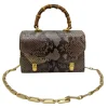 GUCCI BAMBOO BORSA PICCOLA A SPALLA IN PITONE