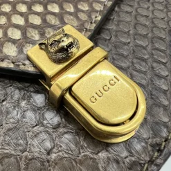 GUCCI BAMBOO BORSA PICCOLA A SPALLA IN PITONE