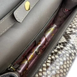GUCCI BAMBOO BORSA PICCOLA A SPALLA IN PITONE