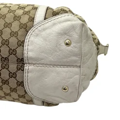 GUCCI BORSA A MANO IN TELA GG E PELLE