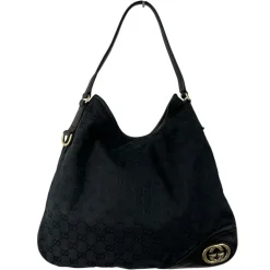 GUCCI BORSA A SPALLA HOBO IN TELA GG