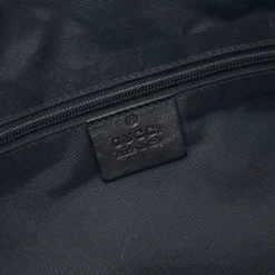 GUCCI BORSA A SPALLA IN TESSUTO GG E PELLE