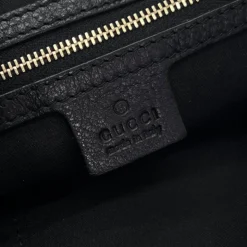 GUCCI BORSA A SPALLA IN TESSUTO GG E PELLE
