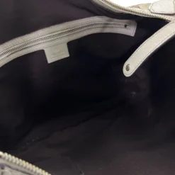 GUCCI BORSA A SPALLA IN TESSUTO GG E PELLE