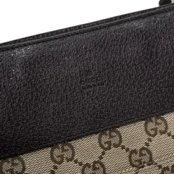 GUCCI BORSA A TRACOLLA IN TELA GG E PELLE
