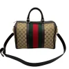 GUCCI BOSTON BAG WEB CON TRACOLLA