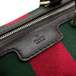 GUCCI BOSTON BAG WEB CON TRACOLLA