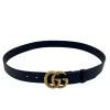 GUCCI CINTURA GG MARMONT BLU TG 95