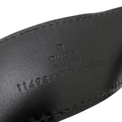 GUCCI CINTURA IN PELLE GG MIS. 85