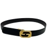 GUCCI CINTURA REVERSIBILE VINTAGE IN PELLE TG 75