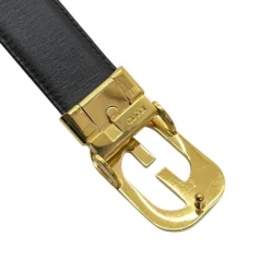 GUCCI CINTURA REVERSIBILE VINTAGE IN PELLE TG 75