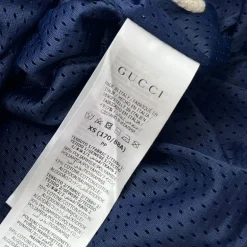 GUCCI GIACCA IN NYLON E COTONE CON PATCH TG XS (VESTE L)