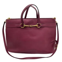 GUCCI TOTE BAG HORSEBIT IN PELLE