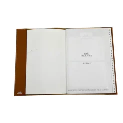 HERMÈS COPERTINA PER RUBRICA IN PELLE