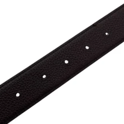 HERMÈS FIBBIA H PER CINTURA IN PELLE REVERSIBILE 32 mm MIS. 90