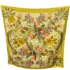 HERMÈS FOULARD CARRÉ 90 FLEURS D’HELLANDE