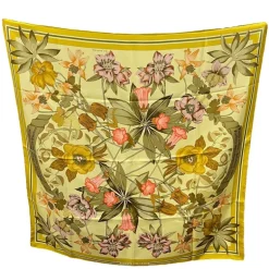 HERMÈS FOULARD CARRÉ 90 FLEURS D’HELLANDE