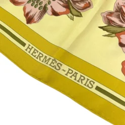 HERMÈS FOULARD CARRÉ 90 FLEURS D’HELLANDE
