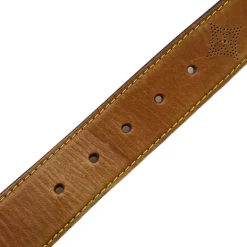 LOUIS VUITTON CINTURA IN PELLE VINTAGE TG 80