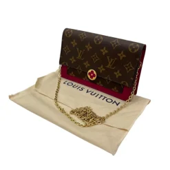 LOUIS VUITTON FLORE PORTAFOGLIO CON CATENA