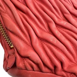MIU MIU BORSA A TRACOLLA IN NAPPA GOFFRATA