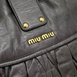 MIU MIU BORSA IN NAPPA GOFFRATA CON TRACOLLA